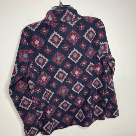 Eddie Bauer fleece quarter zip pullover size large - Picture 6 of 7